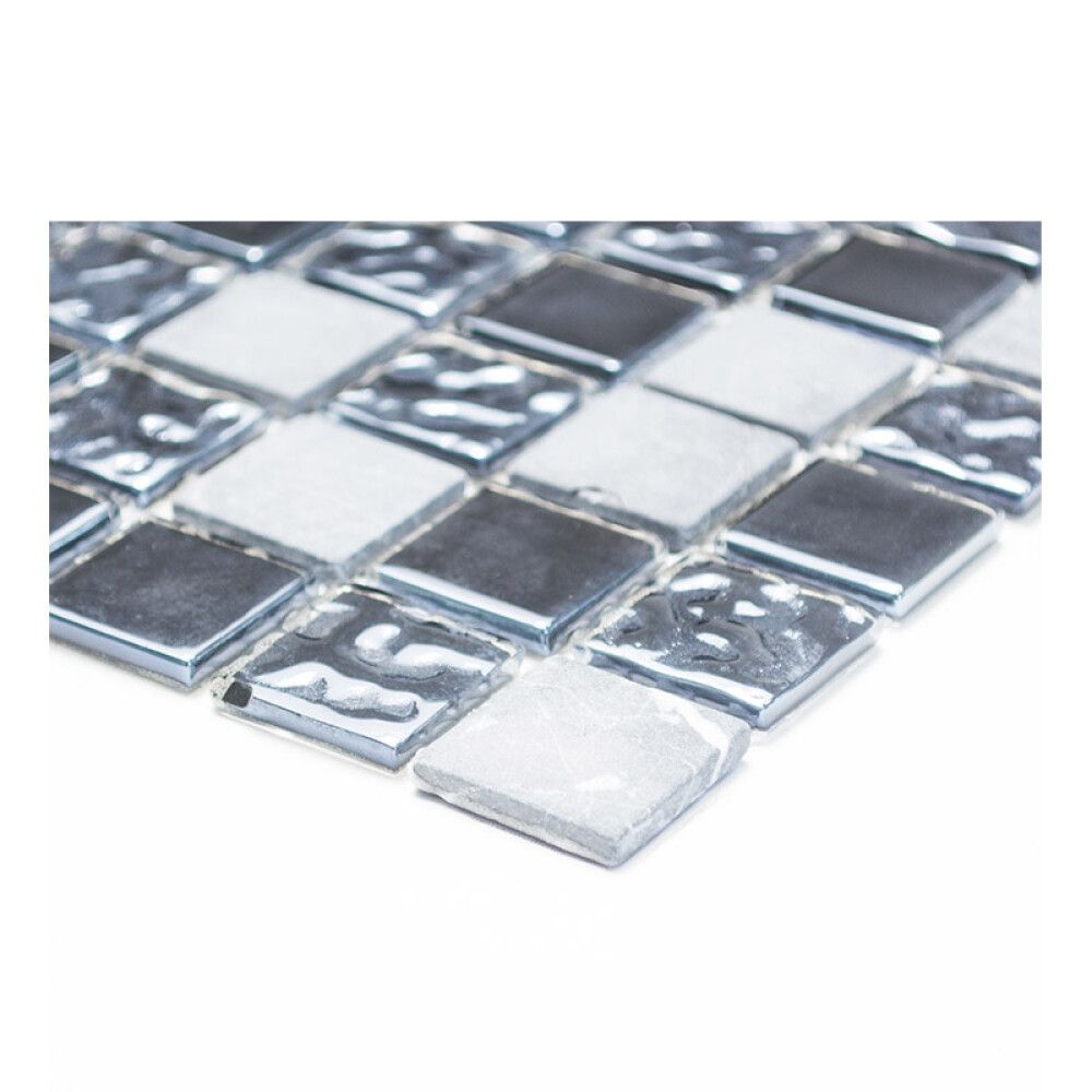 Mosaiikki Crystal Mix-harmaa-musta Arkki