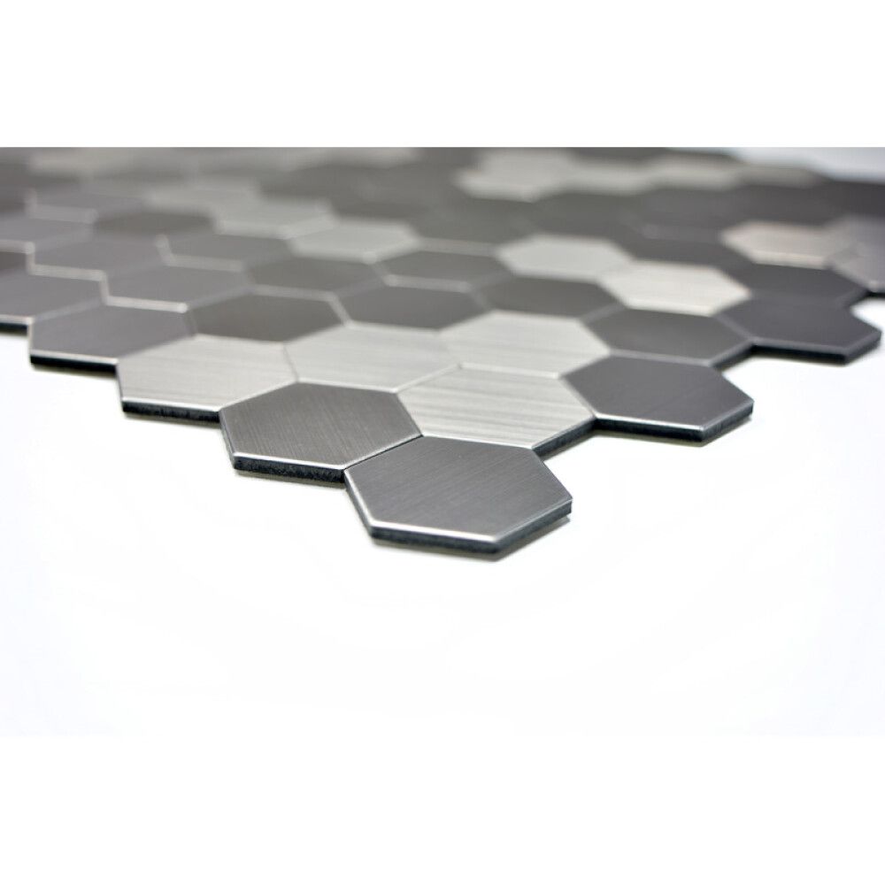 Tarramosaiikki Hexagon Metal