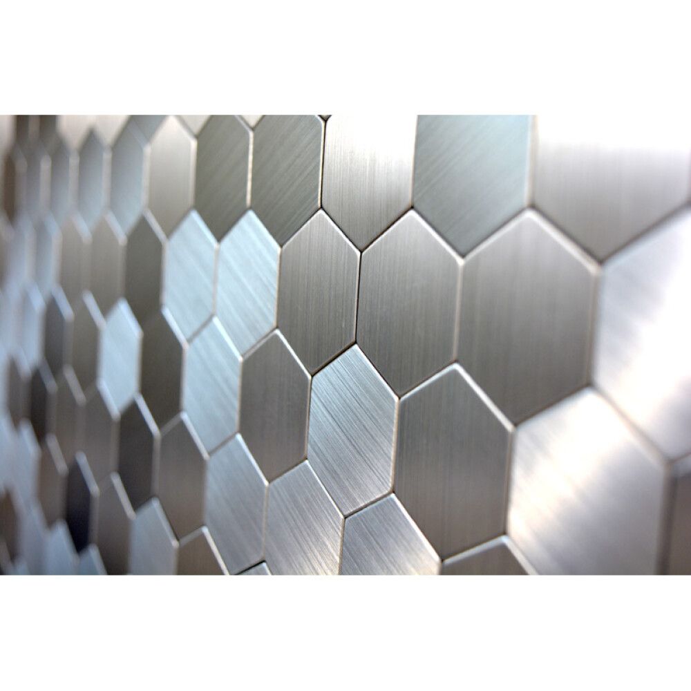 Tarramosaiikki Hexagon Metal