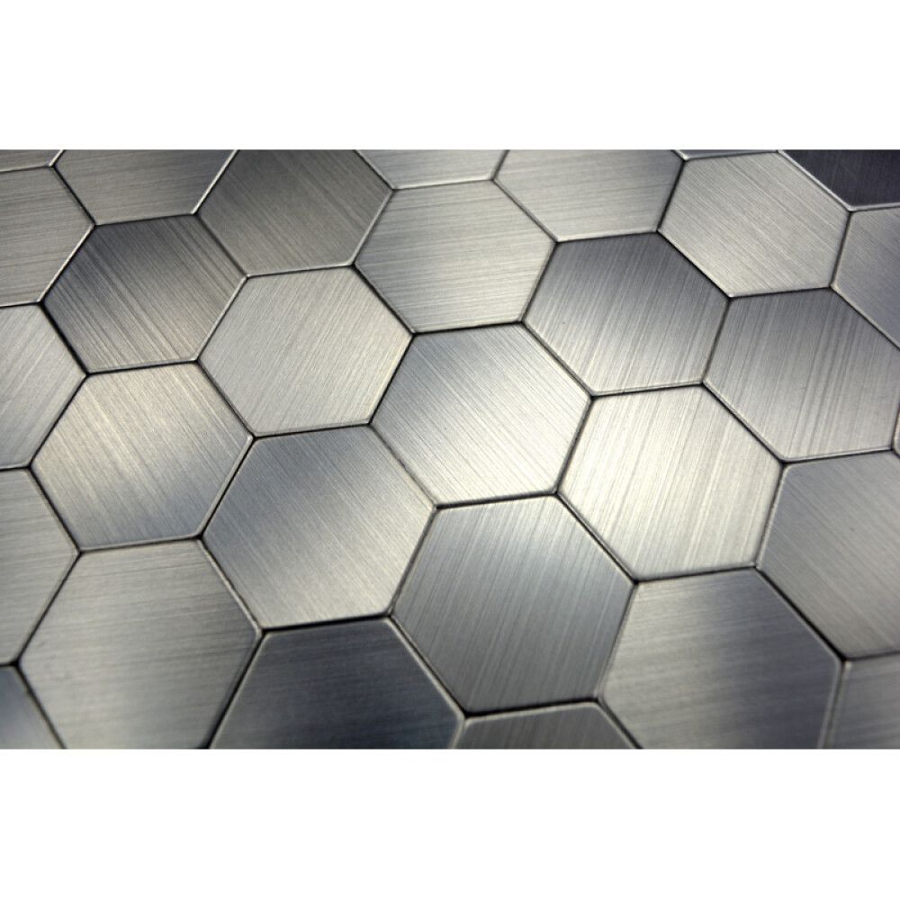 Tarramosaiikki Hexagon Metal