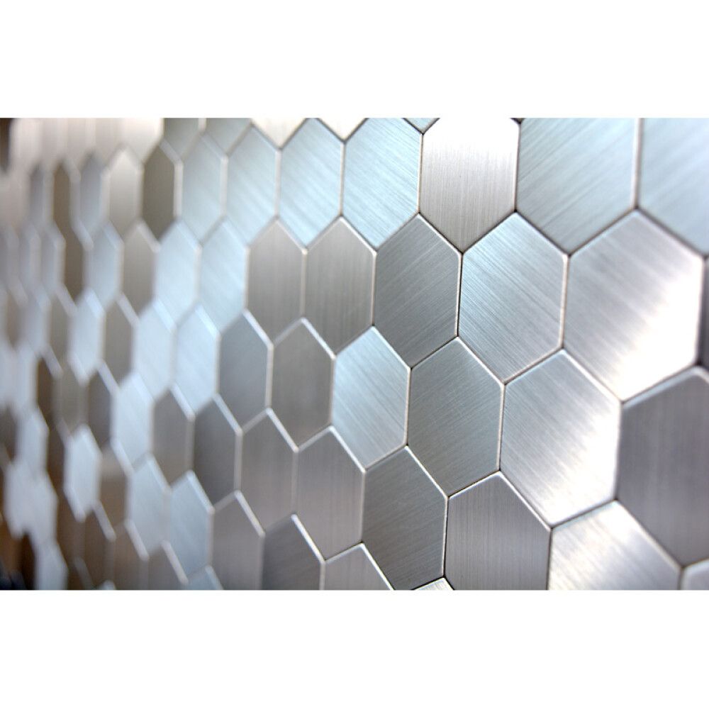 Tarramosaiikki Hexagon Metal