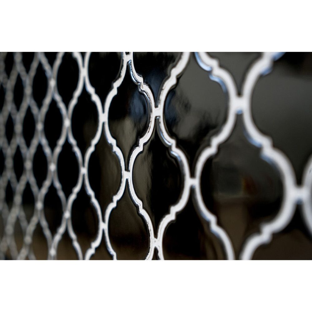 Mosaiikki Florentine Musta Kiiltävä