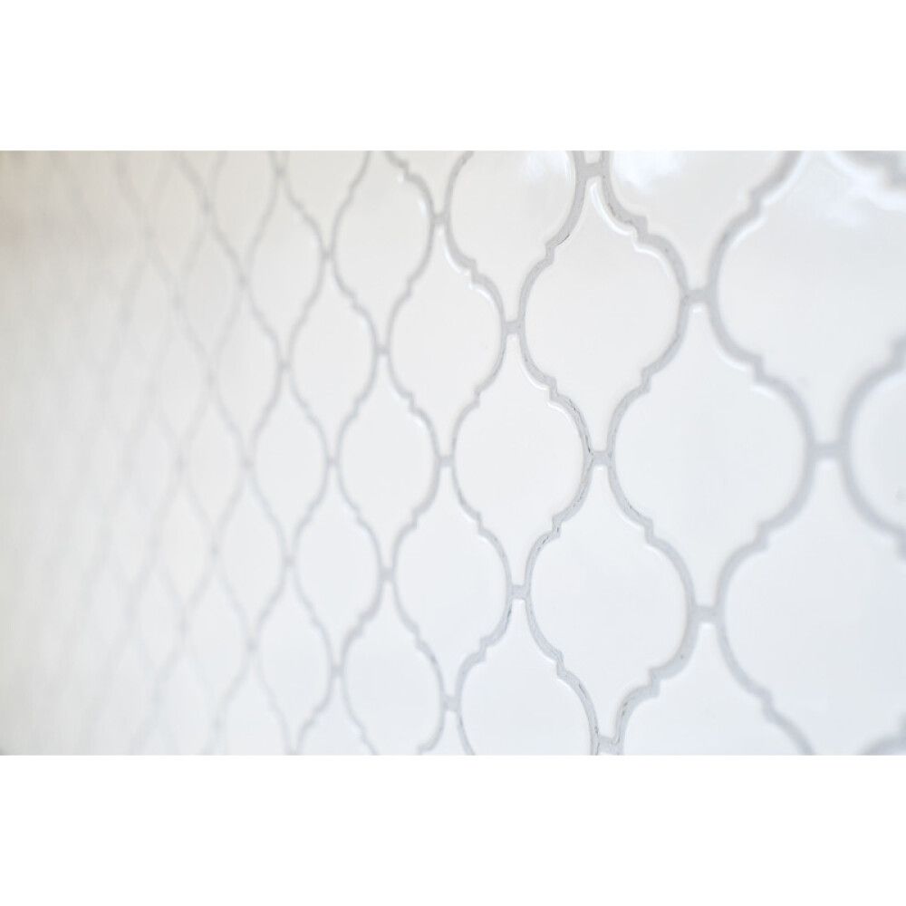 Mosaiikki Florentine Valkoinen Kiiltävä