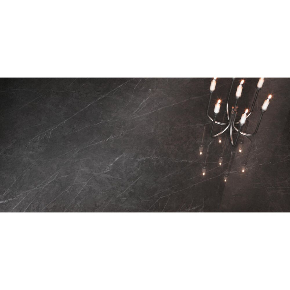 Lattialaatta Palazzo Bergen Marmor kiiltävä harmaa 60 x 60 cm