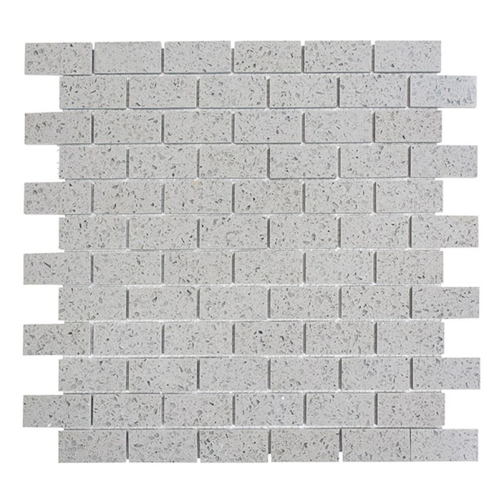 Mosaiikkilaatta Fliesen Brick Artifial harmaa 30 x 30 cm