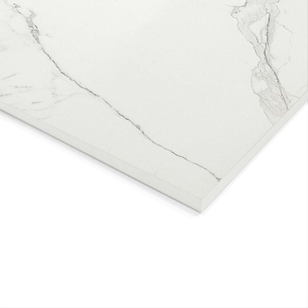 Lattialaatta Palazzo Norden Calcatta kiiltävä valkoinen 30 x 60 cm