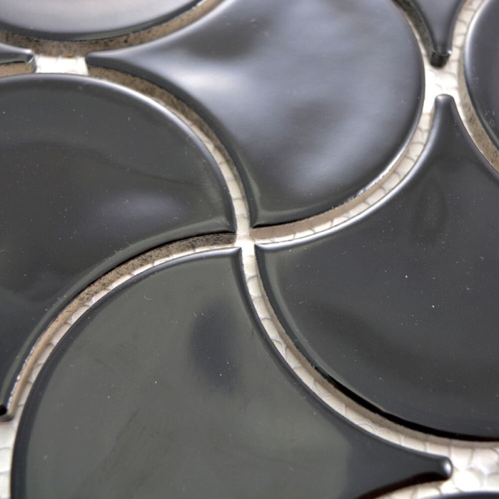 Mosaiikki Wave Musta