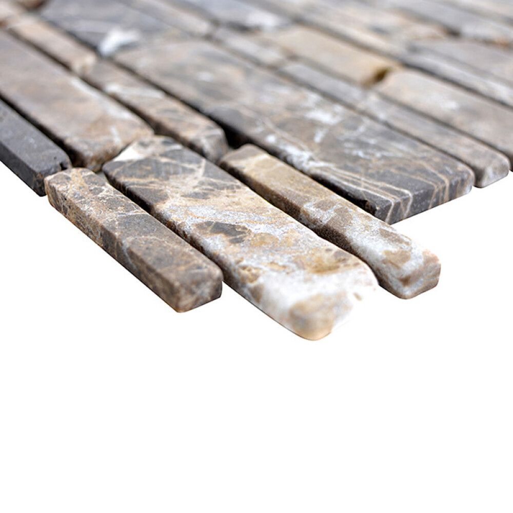 Mosaiikkilaatta Fliesen Brick Uni ruskea 27,5 x 30 cm