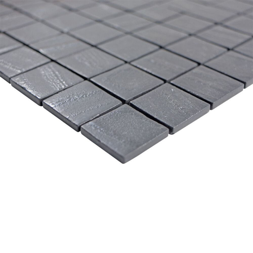 Mosaiikkilaatta Fliesen Quadrat Eco Uni musta 31,5 x 31,5 cm