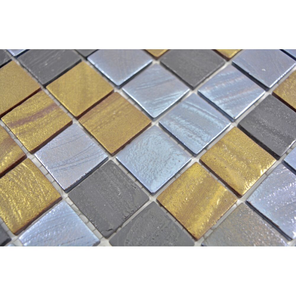 Mosaiikkilaatta Fliesen Quadrat Eco Mix monivärinen 31,5 x 31,5 cm