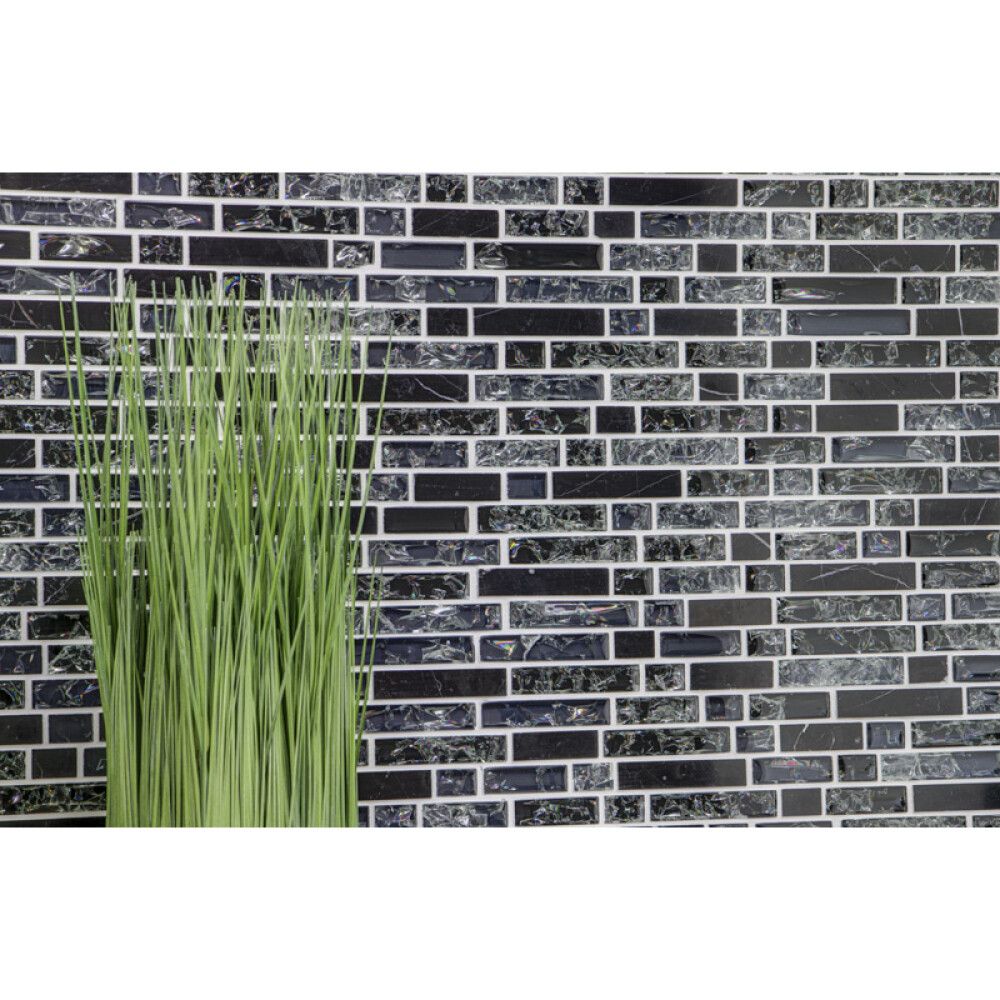 Mosaiikkilaatta XIC V1328 Musta 29,8 x 30,5 cm