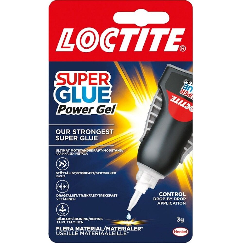 Yleispikaliima Loctite Super Glue Power Gel 3 g