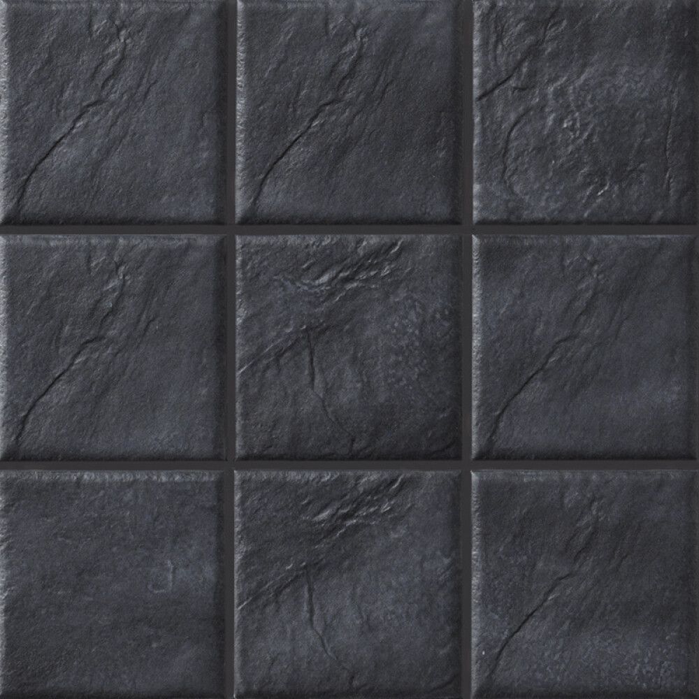 Lattialaatta Suomi Mustanharmaa 10 x 10 cm