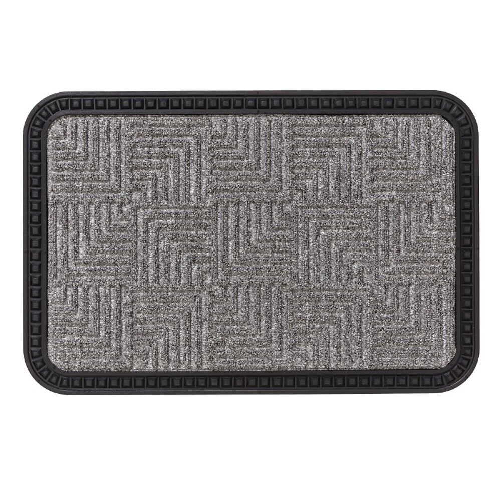 Kynnysmatto Astra Border Star harmaa 50 x 80 cm