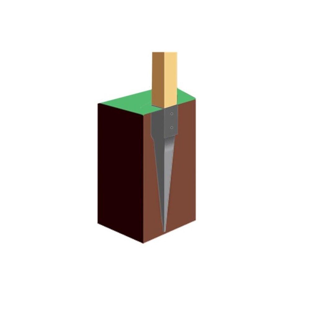 Tolpanjalka muovi 71 x 71 x 750 mm