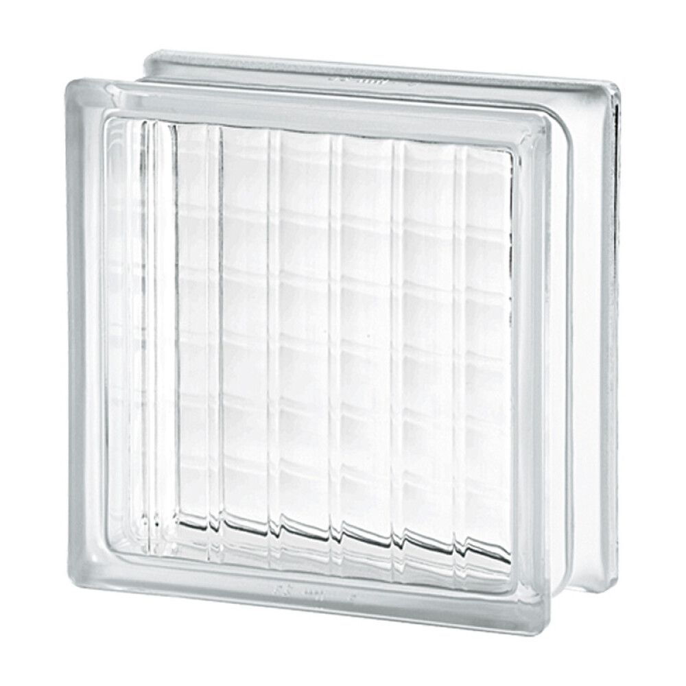 Lasitiili Seves Glassblock Cross Large 19 x 19 x 8 cm