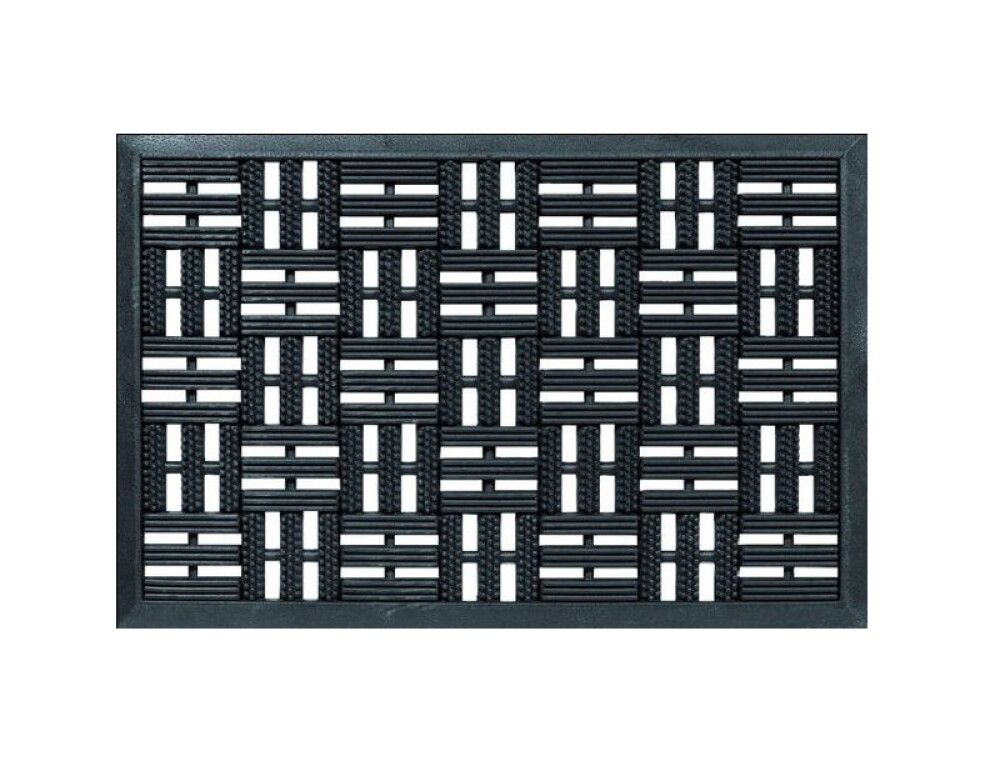 Kynnysmatto Astra Dynamic Rillen musta 40 x 60 cm