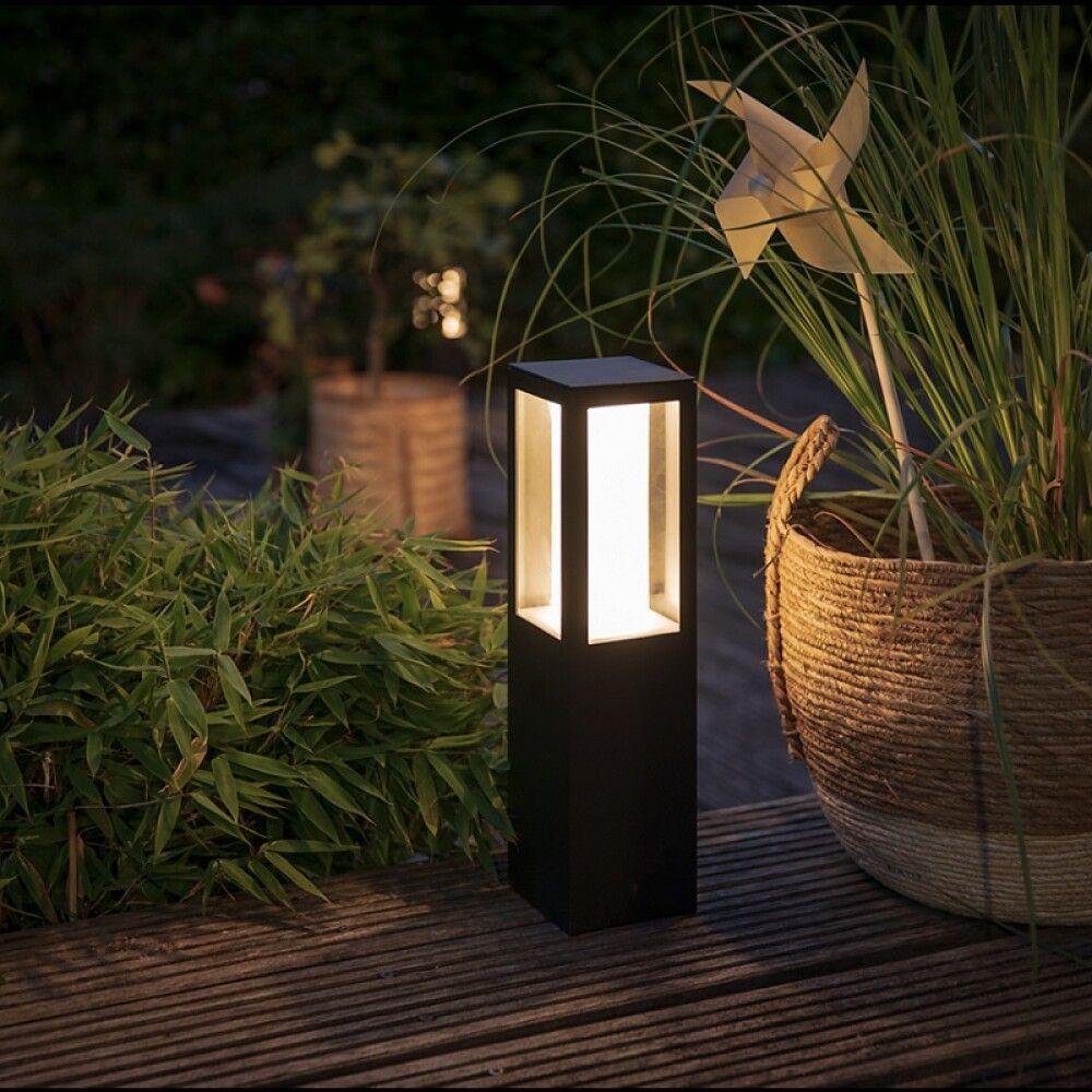 Pylväsvalaisin Hue Impress Musta 40 cm