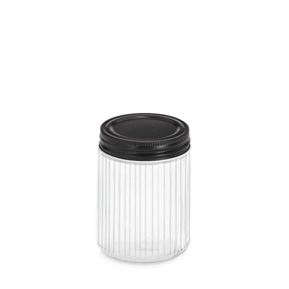 Lasinen säilytysastia Zeller metallikansi 0,3 l