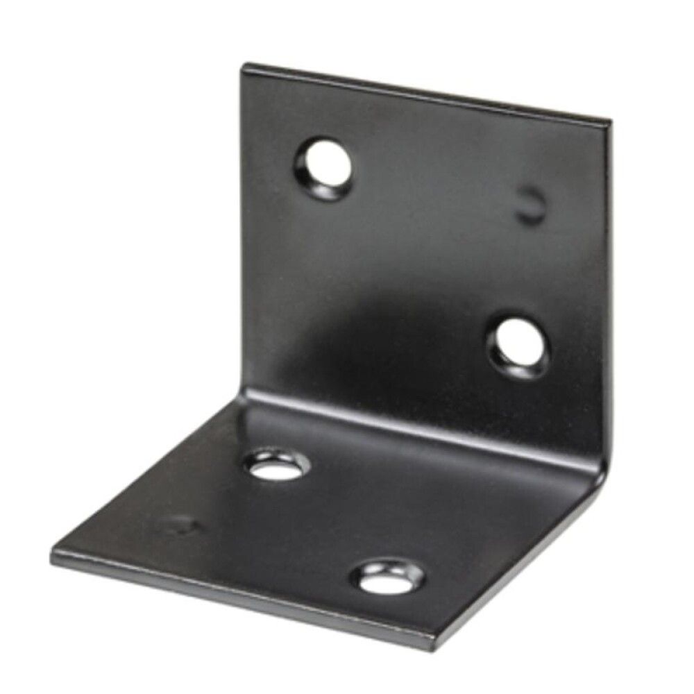 Kulmarauta leveä 30 x 30 mm musta