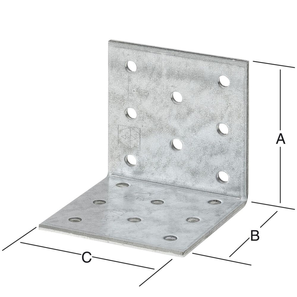 Kulmarauta 60 x 60 x 60 mm 20 kpl/pkt