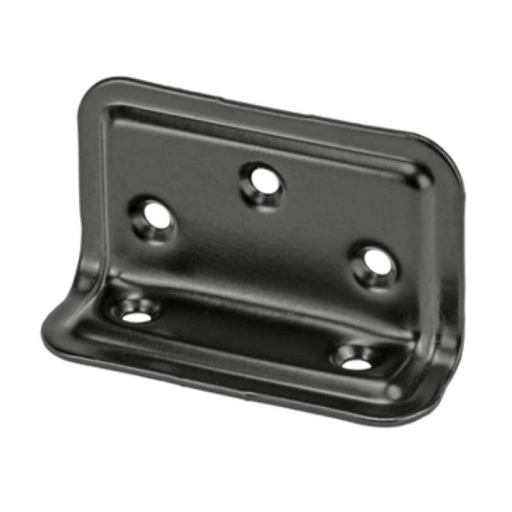 Kalustekulmarauta 3F-Design leveä 40 x 25 x 70 mm musta