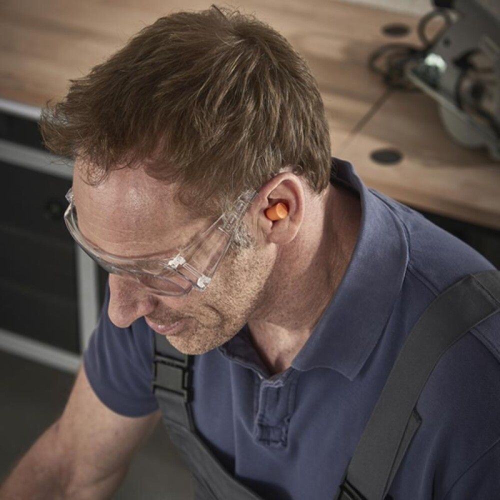 Kertakäyttöiset korvatulpat Wolfcraft 300 kpl/pkt