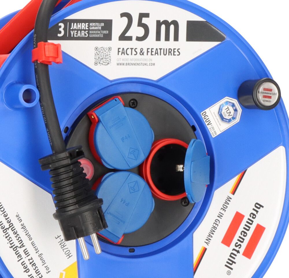 Kaapelikela Brennenstuhl Garant IP44 25 m H07RN-F 3G2,5