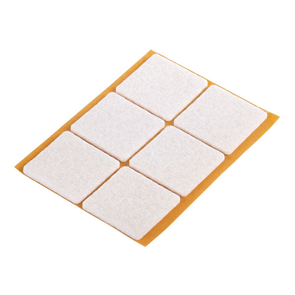 Huopatassu Fix-o-moll 32 x 32 mm valkoinen 6 kpl