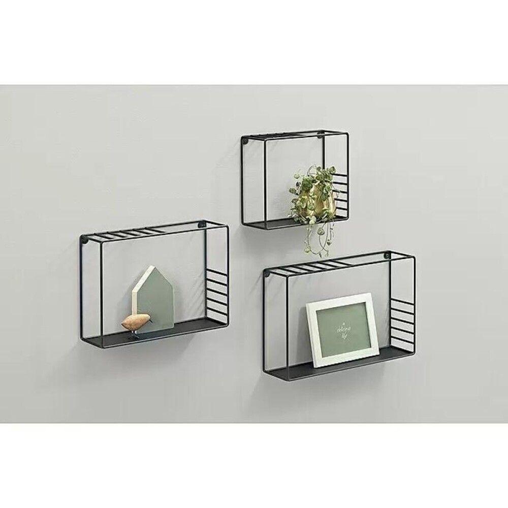 Kuutiohylly Dolle Musta 420 x 260 x 100 mm