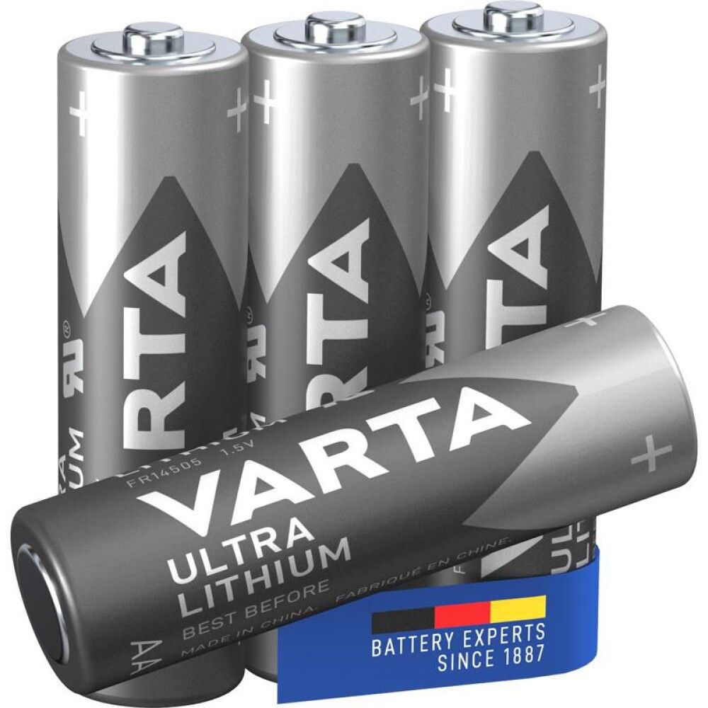 Litiumparisto Varta Ultra Lithium AA 4 Kpl