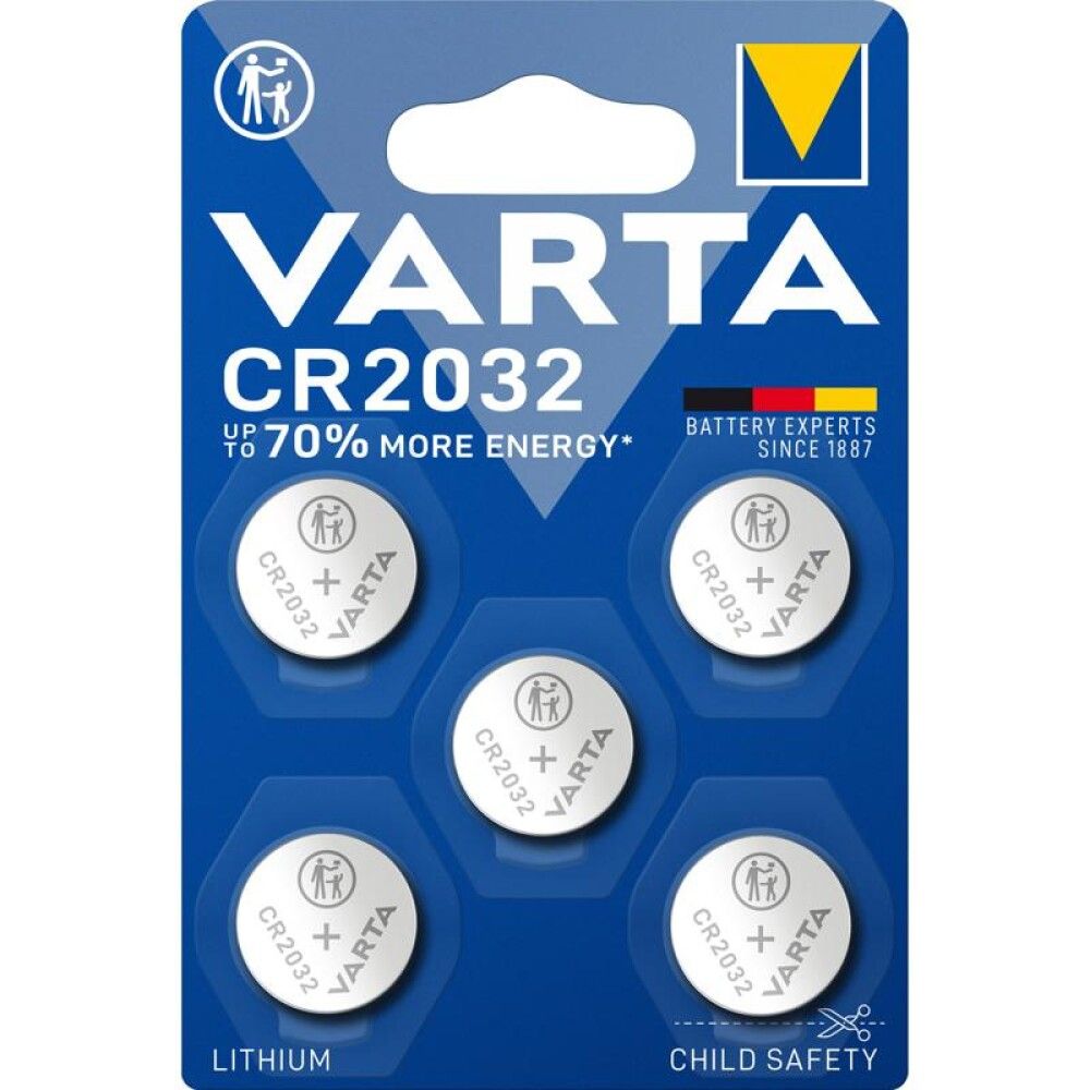 Nappiparisto Varta CR 2032 Multiblister 5 Kpl