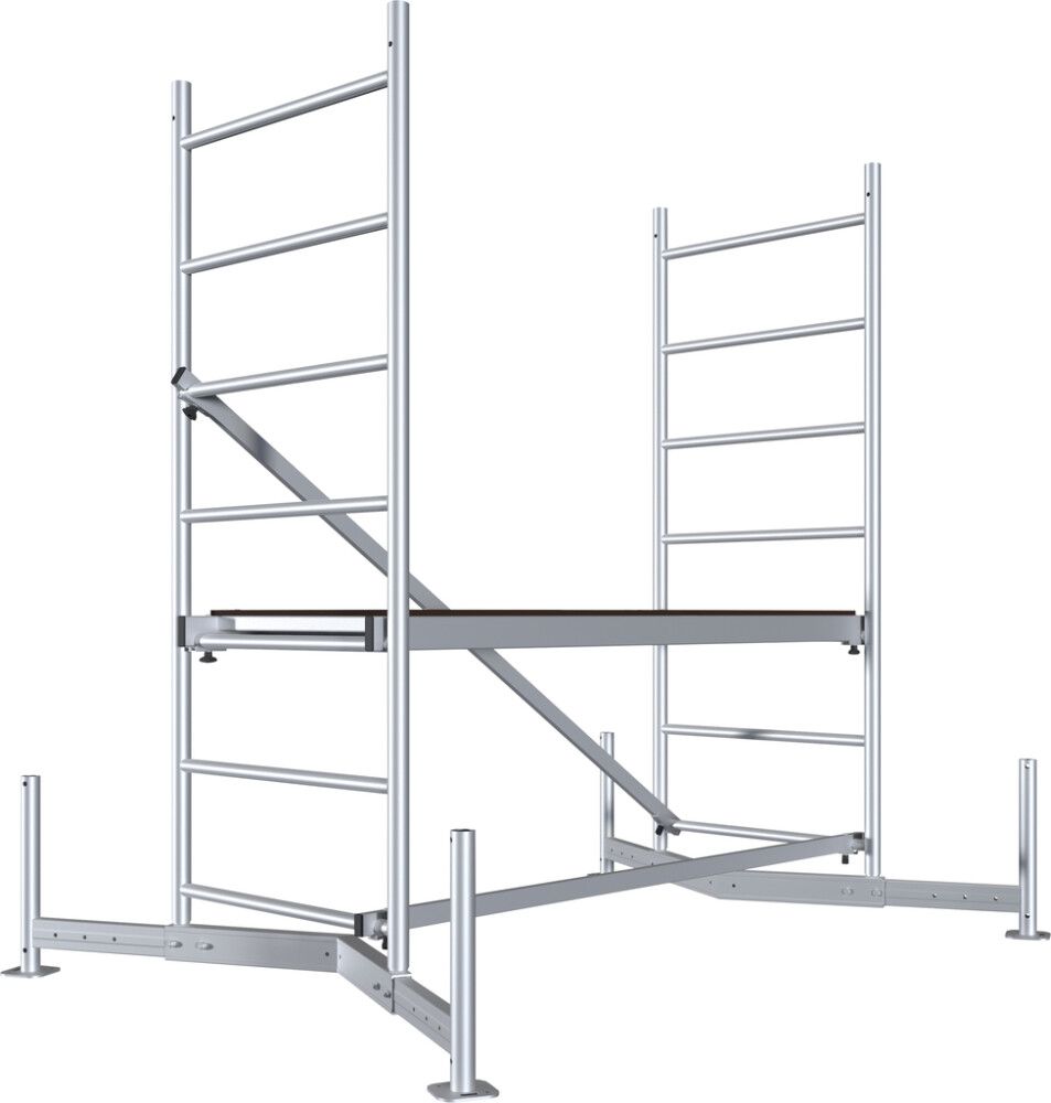 Rakennusteline Monto ClimTec 0-taso 1 m Alumiini
