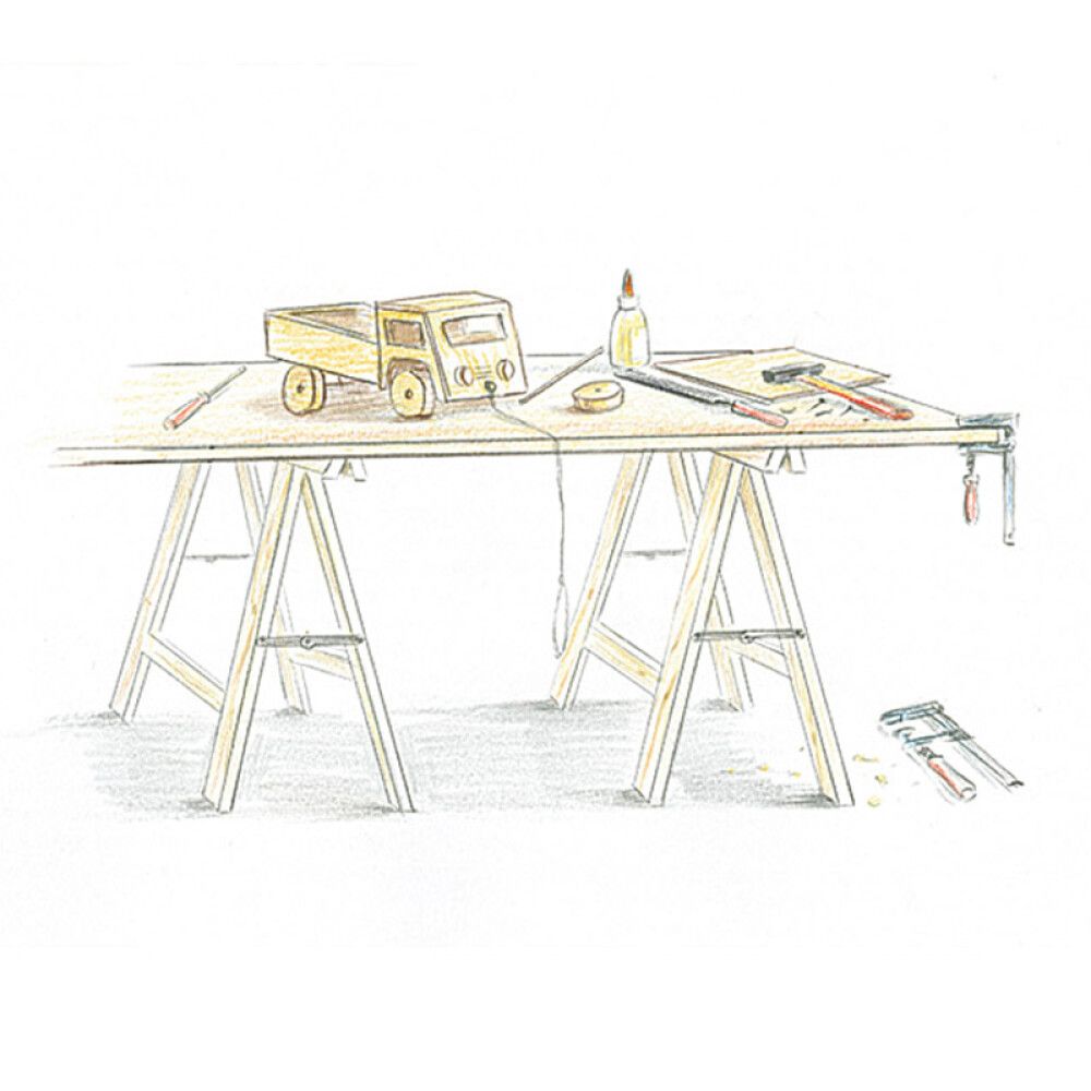 Työpukki Standard 740 x 735 mm