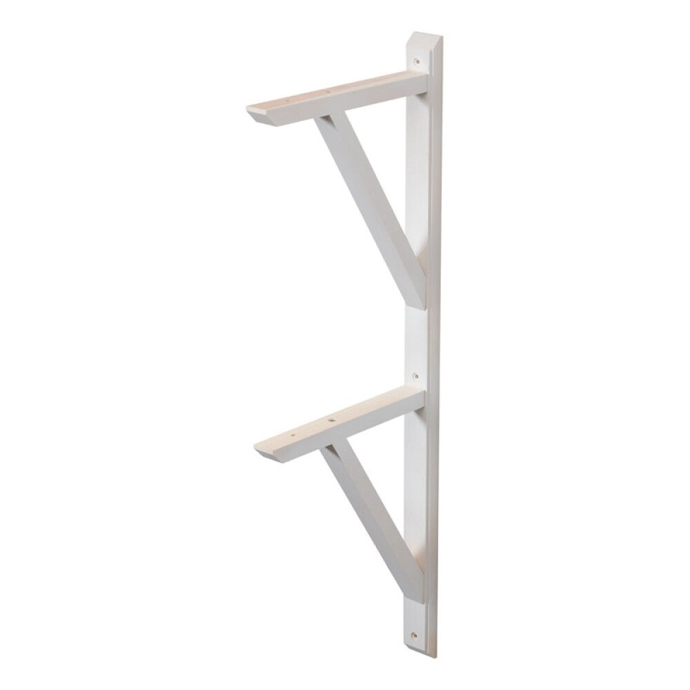 Kannake Lundbergs Twin Carl 250 x 40 x 760 mm valkoinen mänty