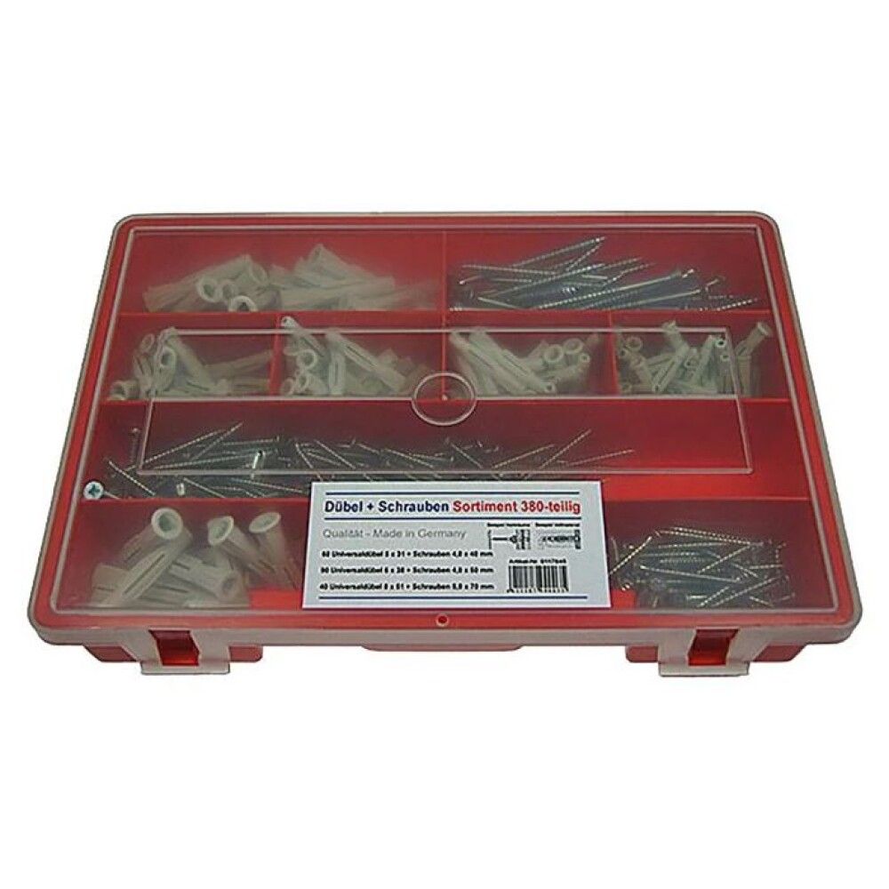 Tulppa- ja ruuvilajitelma 380-os