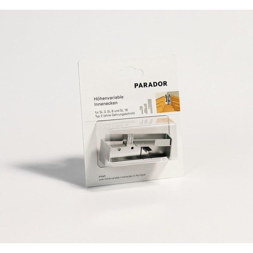 Sisäkulma Parador Type2 SL 3/6/18 alumiini