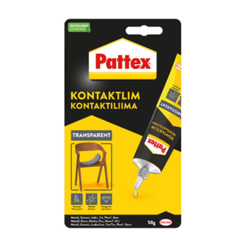 Kontaktiliima Pattex Kirkas 50 g