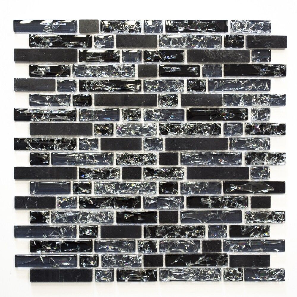 Mosaiikkilaatta XIC V1328 Musta 29,8 x 30,5 cm
