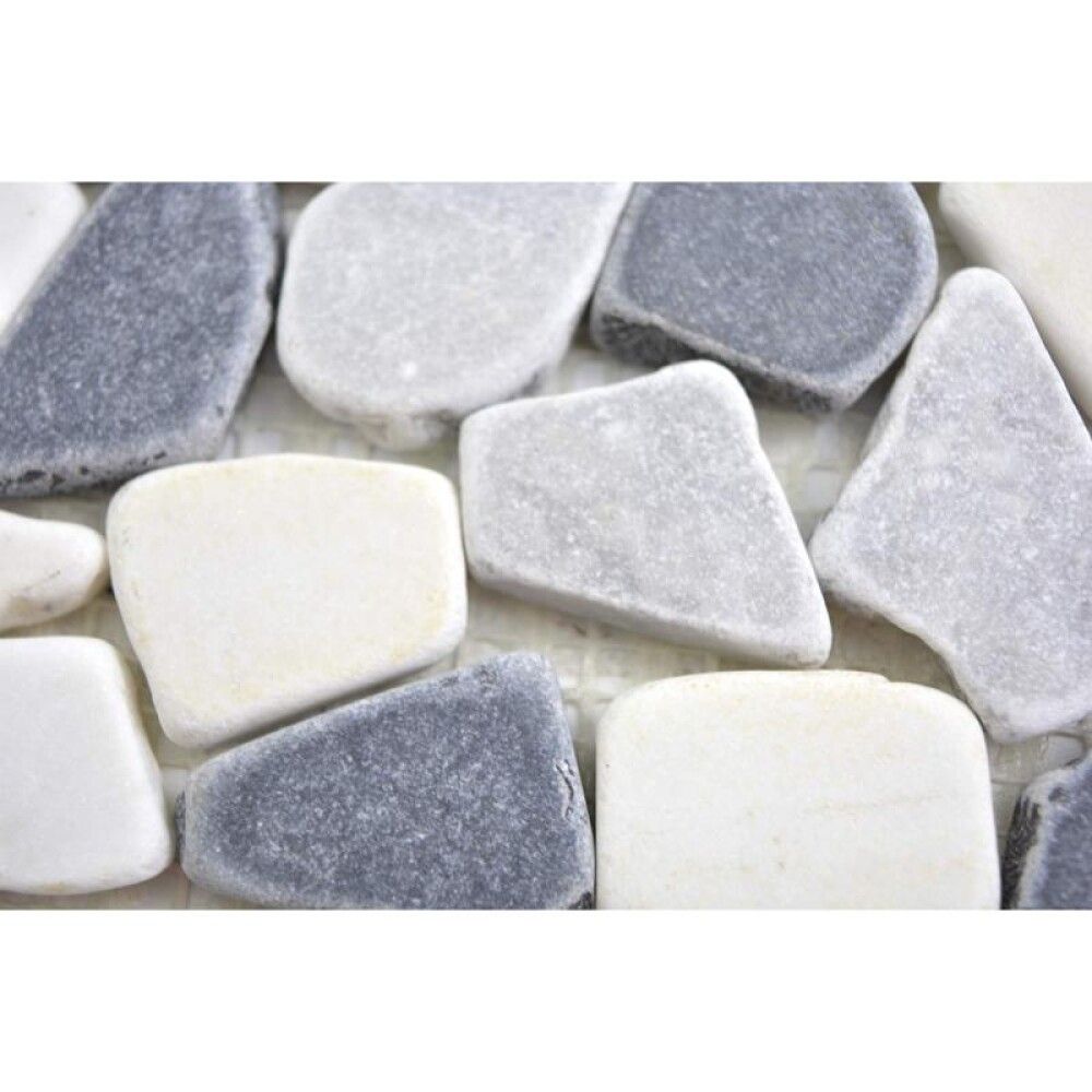 Luonnonkivimosaiikki Ciot Mix BO CIOT GW19 30 x 10 cm Musta/Harmaa/Valkoinen