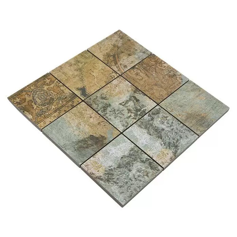 Mosaiikkilaatta CB 95BBG Vihreä/Beige/Ruskea 29 x 29 cm