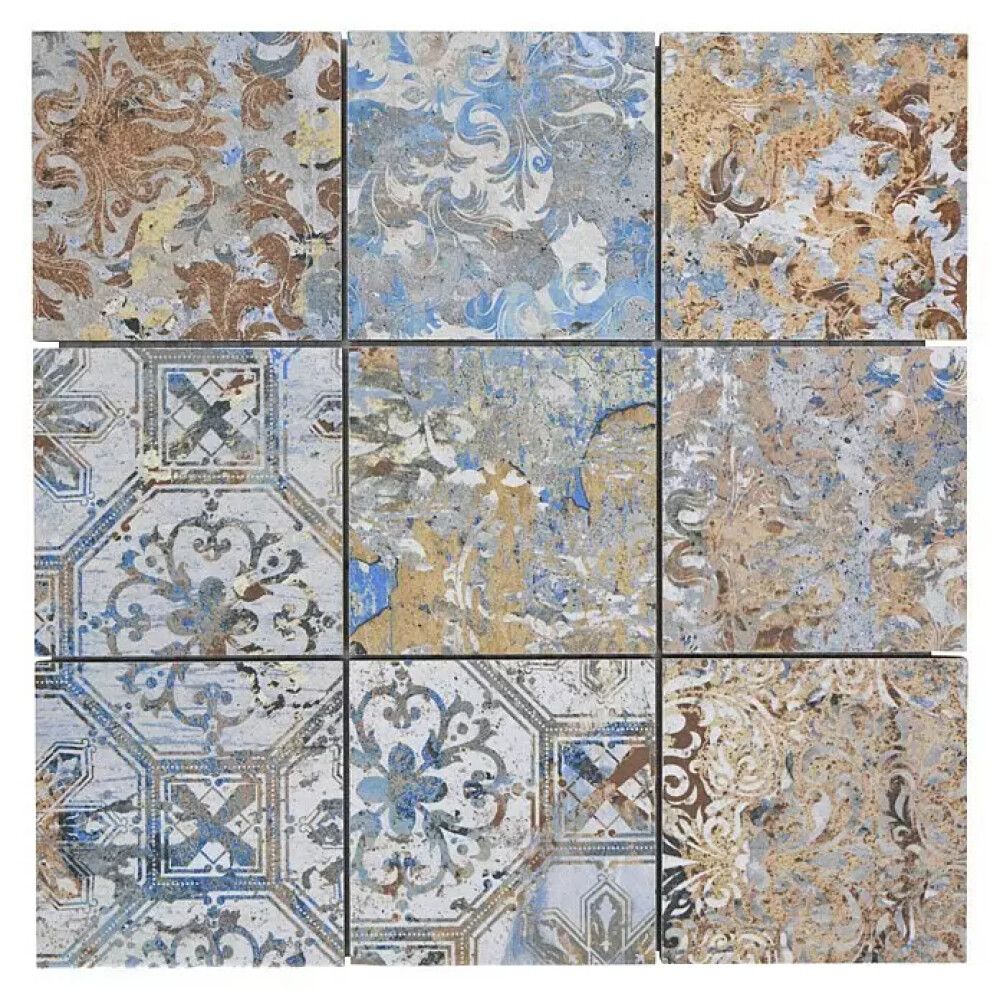 Mosaiikkilaatta CV 95MSC Beige/Ruskea/Sininen 29 x 29 cm