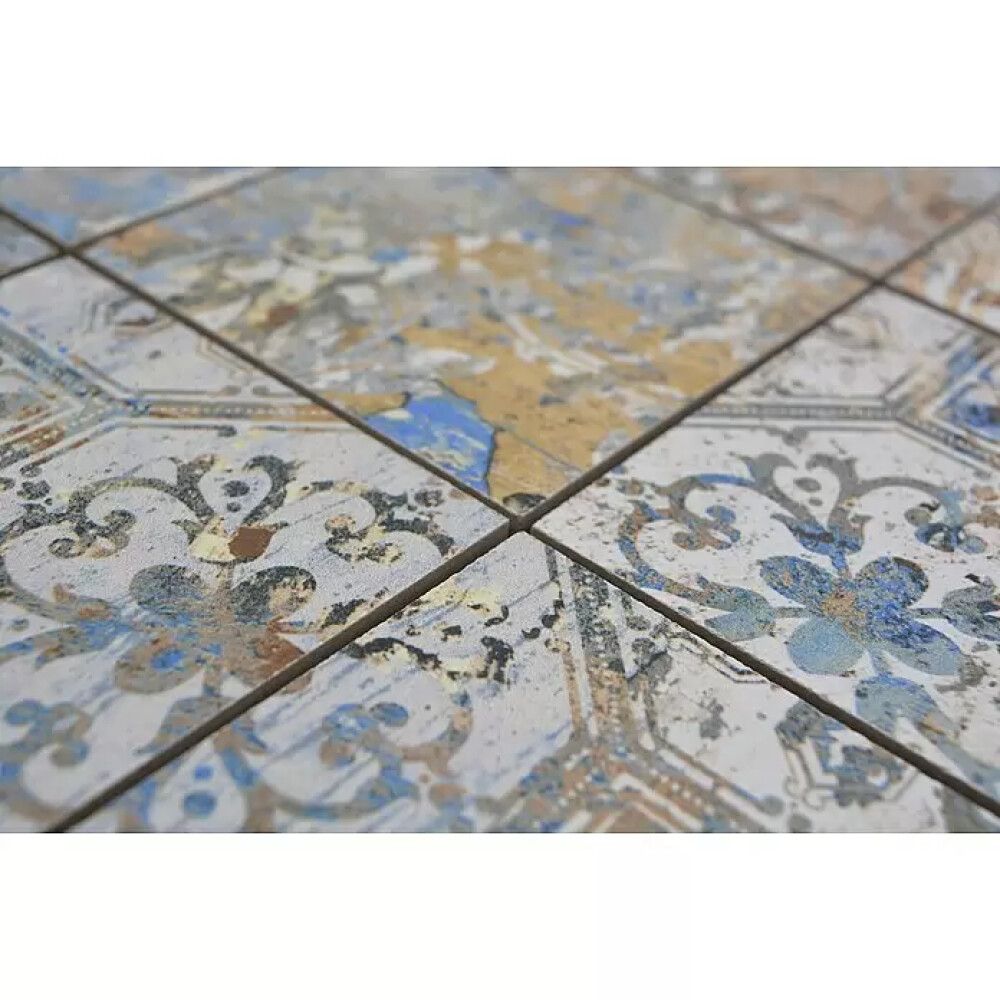 Mosaiikkilaatta CV 95MSC Beige/Ruskea/Sininen 29 x 29 cm