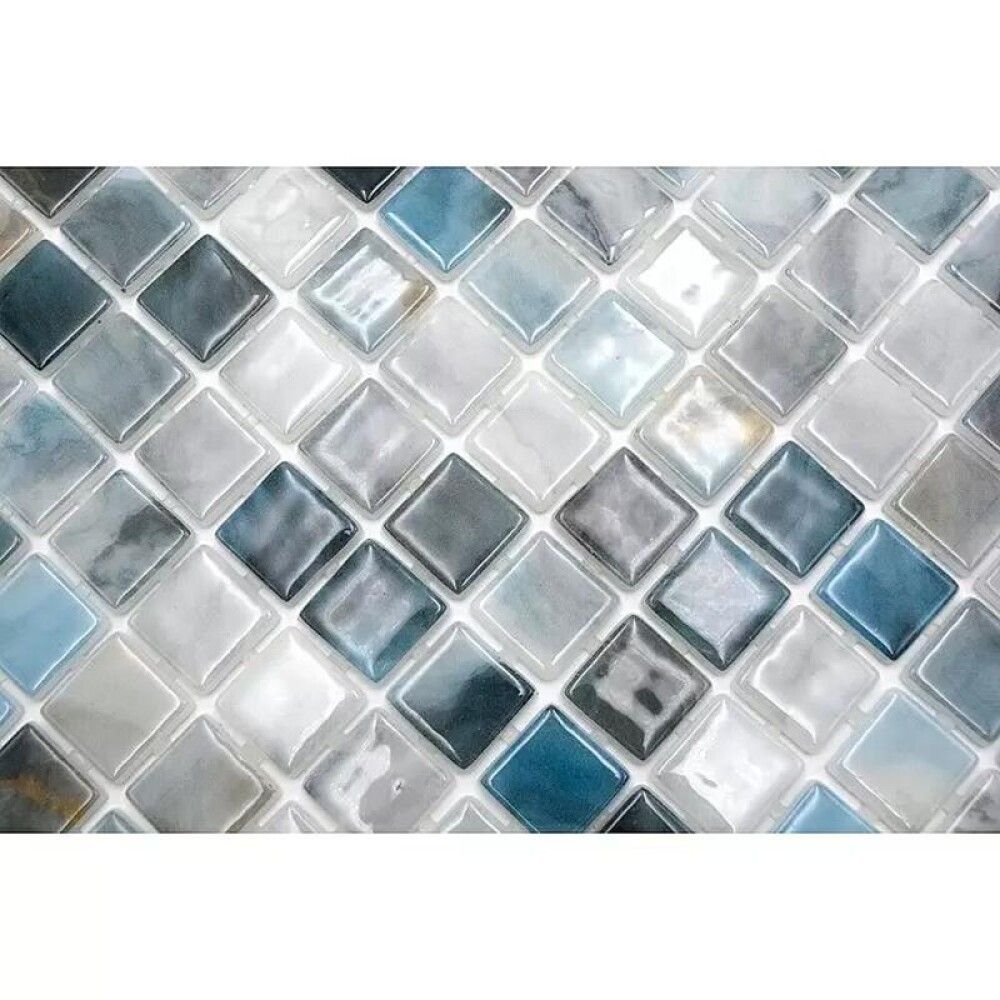 Mosaiikkilaatta Air Force harmaa 31,6 x 31,6 cm