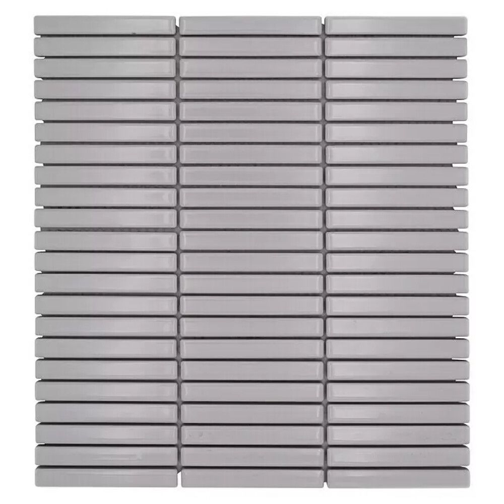 Mosaiikkilaatta Fliesen Kitkat kiiltävä valkoinen 28,2 x 30,8 cm