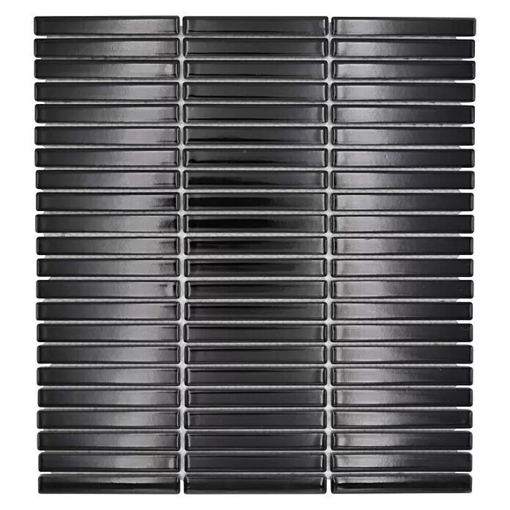 Mosaiikkilaatta Fliesen Kitkat musta 28,2 x 30,8 cm