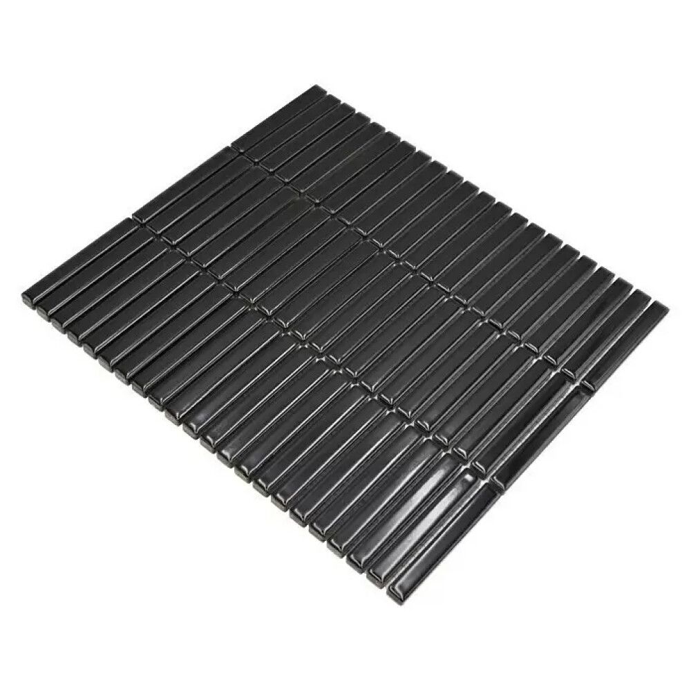 Mosaiikkilaatta Fliesen Kitkat musta 28,2 x 30,8 cm