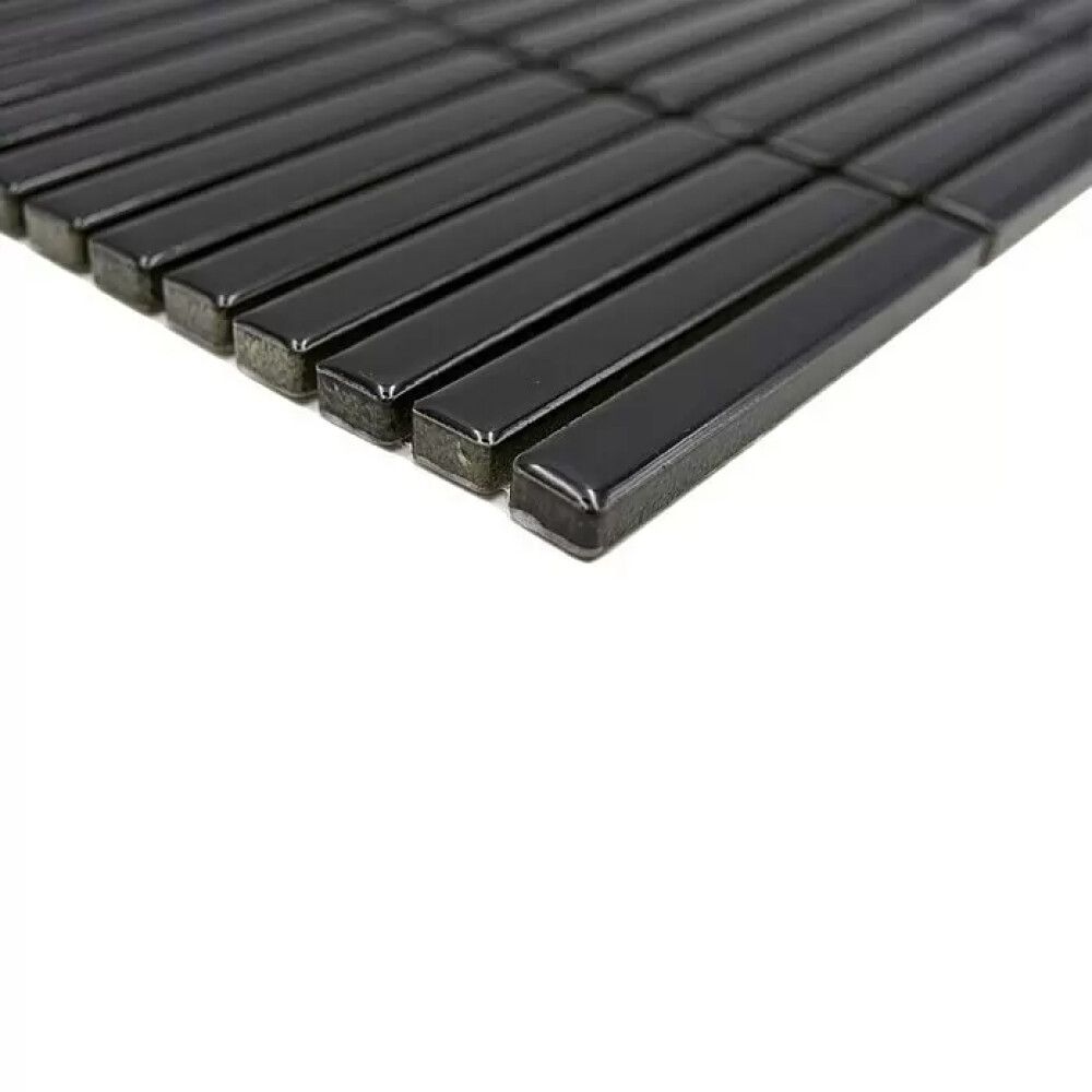 Mosaiikkilaatta Fliesen Kitkat musta 28,2 x 30,8 cm