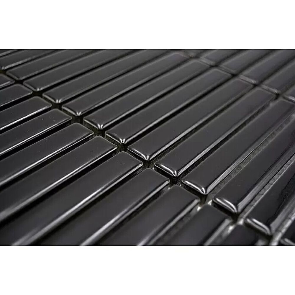 Mosaiikkilaatta Fliesen Kitkat musta 28,2 x 30,8 cm