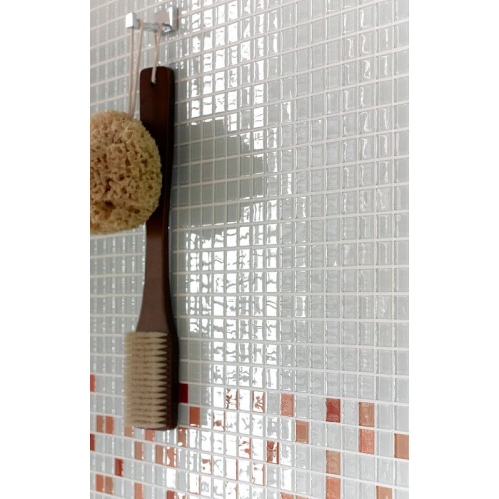 Mosaiikki Crystal Valkoinen